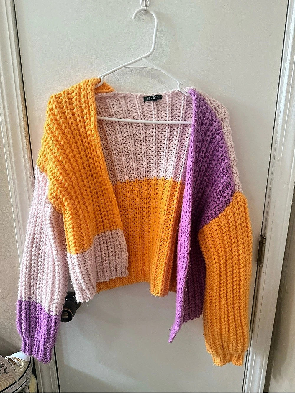 Wild Fable Color Block Sweater Size Large Like New